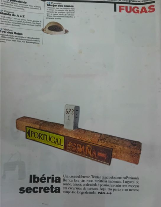 "Fugas" - suplemento do jornal "Público "