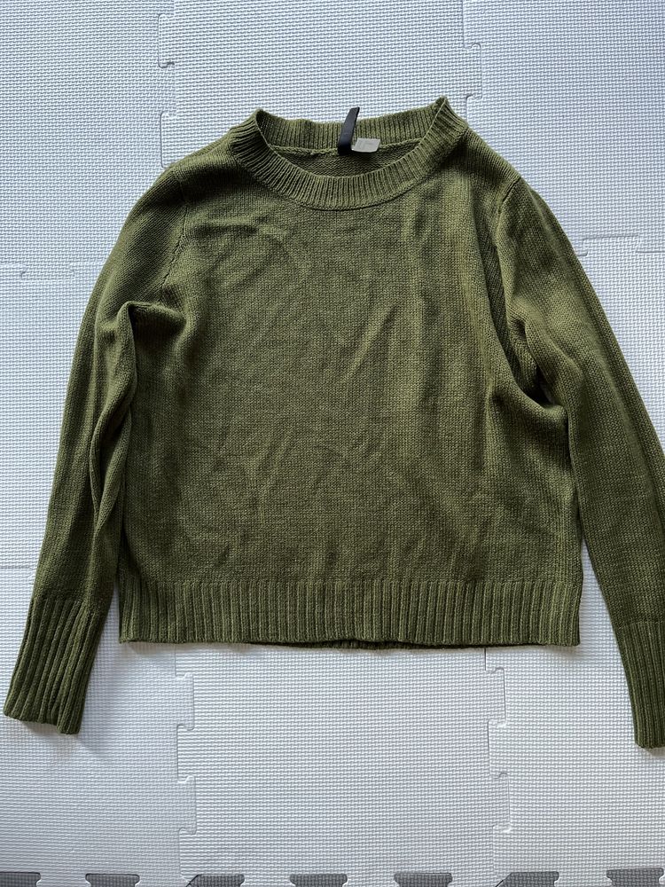 Sweter lekki khaki HM