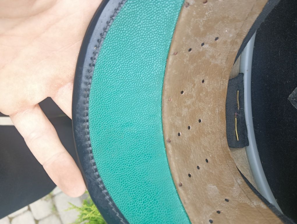 Czapka kolejowa PRL 80 90 lata kolej PKP konduktorska