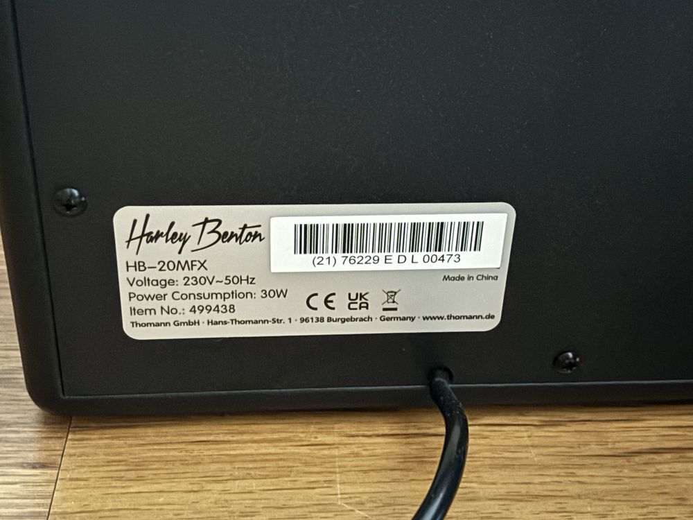 Wzmacniacz gitarowy Harley Benton HB-20MFX