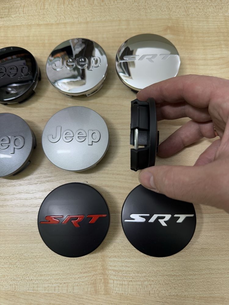 Колпачки заглушки на литые диски Jeep / SRT