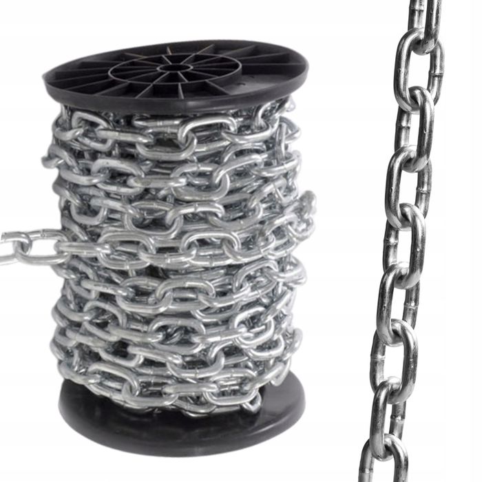 Łańcuch do huśtawki ogrodowej 4x120 cm / 5mm OCYNK. Podwieszanie donic