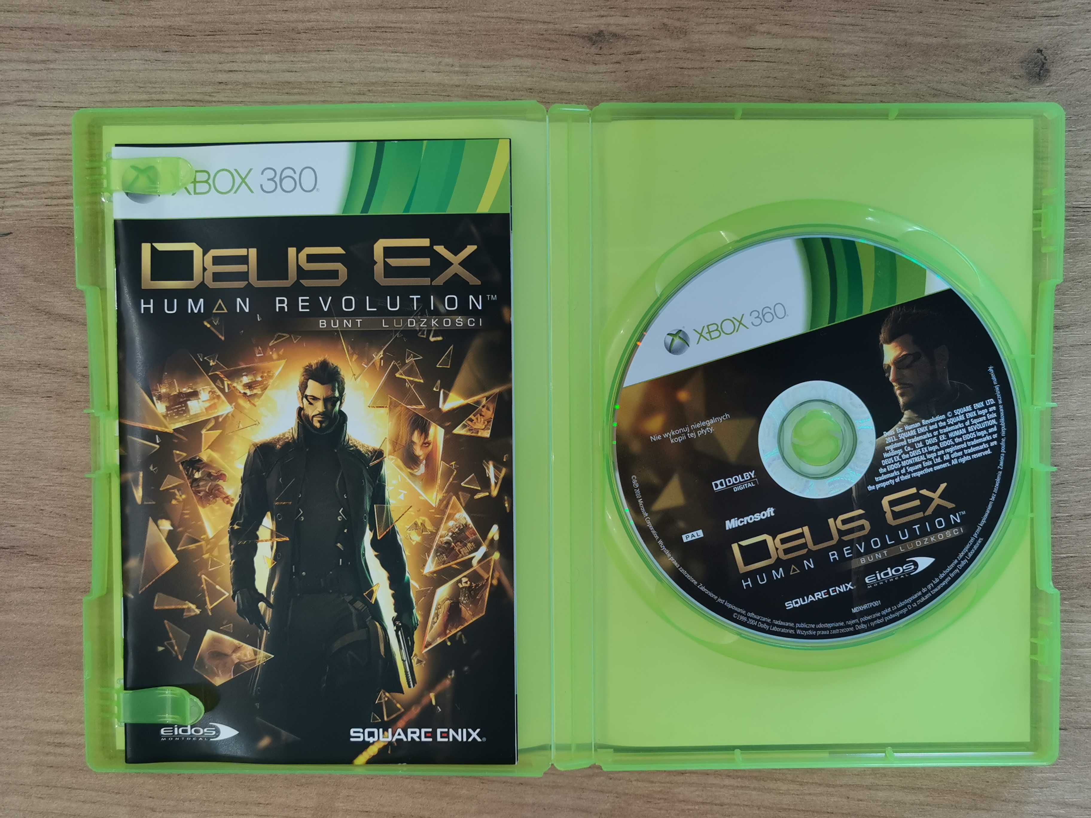 Deus Ex: Bunt Ludzkości Xbox 360 PL 0657