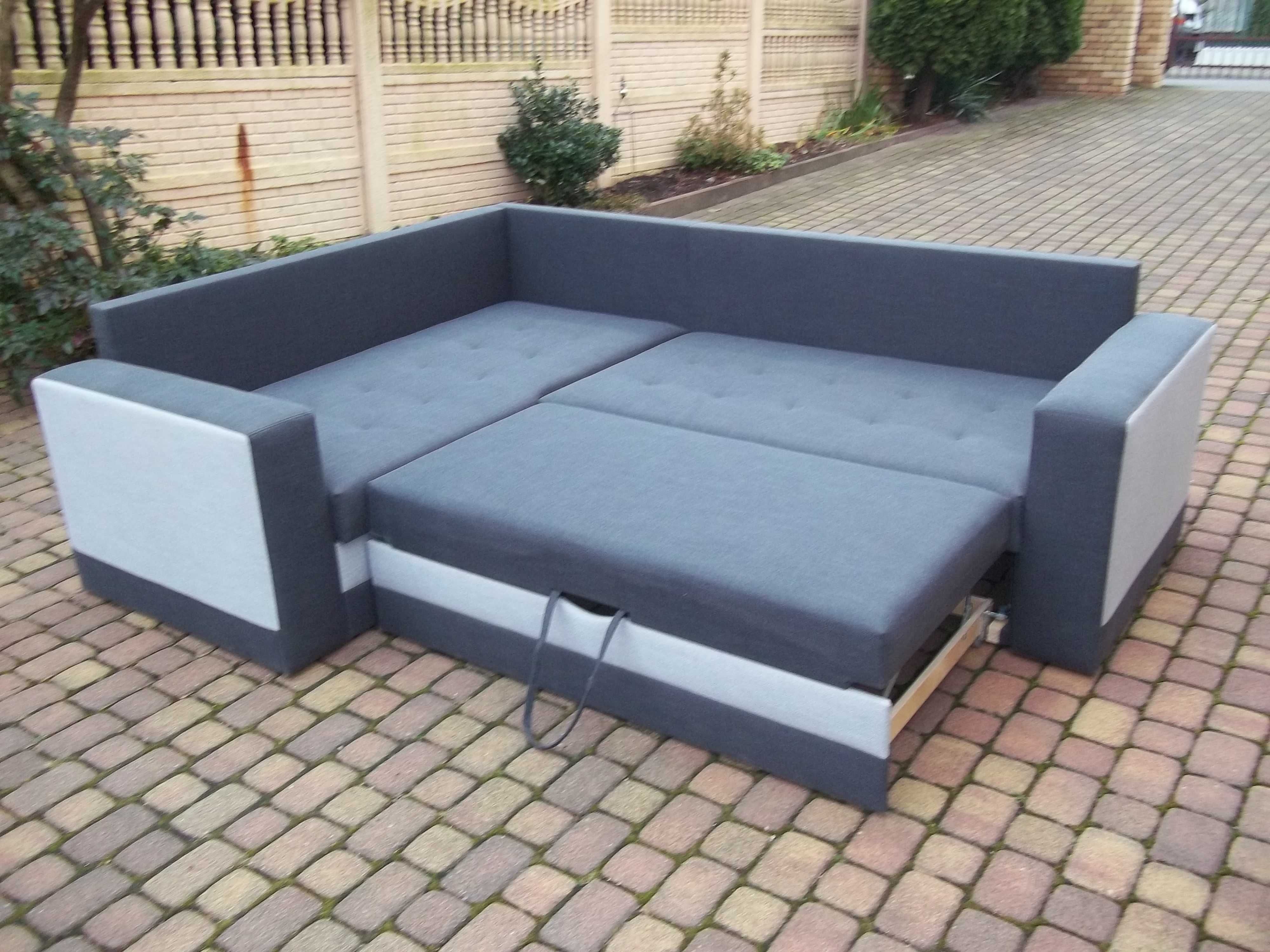 Narożnik-sprężyny/pojemnik/150cm szeroka pow. spania/producent