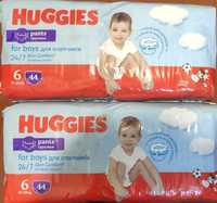 Подгузники памперсы Huggies pants для мальчиков, размер 6. 44 шт.