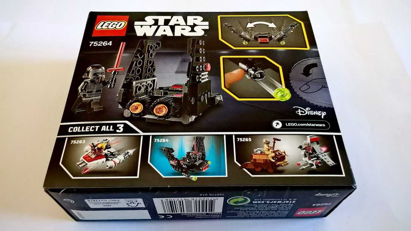 Lego Star Wars 75264 Kylo Ren's Shuttle Microfighter Series 7 selado