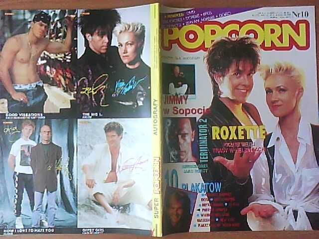 Popcorn Roxette OMD Oczi Cziorne Bros Dire Straits Guns N'Roses Doro