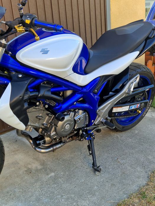 Suzuki SFV 650 gladius kat. A2 odblokowany Black widow dodatki