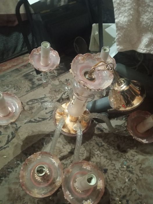 Хрустальна люстра ручної роботи