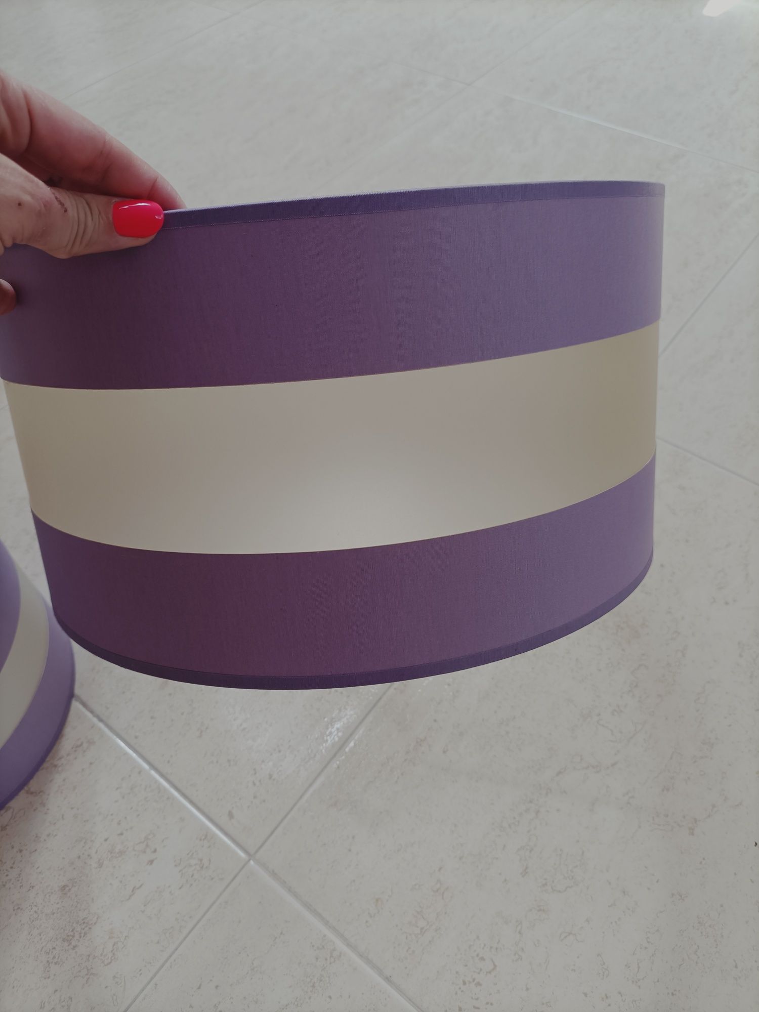 Abajur de candeeiro de tecto e de mesa
