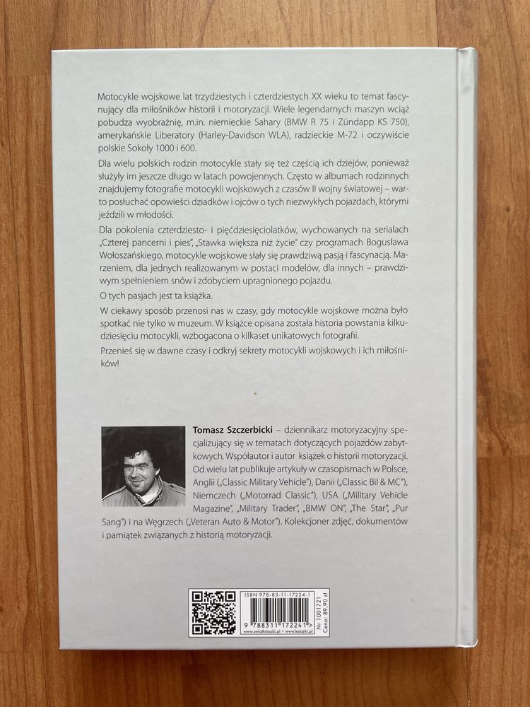 Książka Motocykle wojskowe 1933/1945 Tomasz Szczerbicki