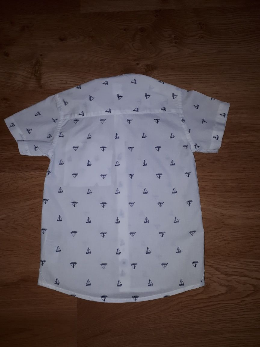 Zestaw (koszula smyk i spodenki h&m) dla chłopca w rozmiarze 110