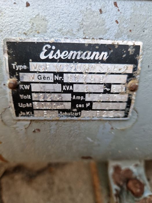 Agregat pradotworczy  3kw sachs eisemann