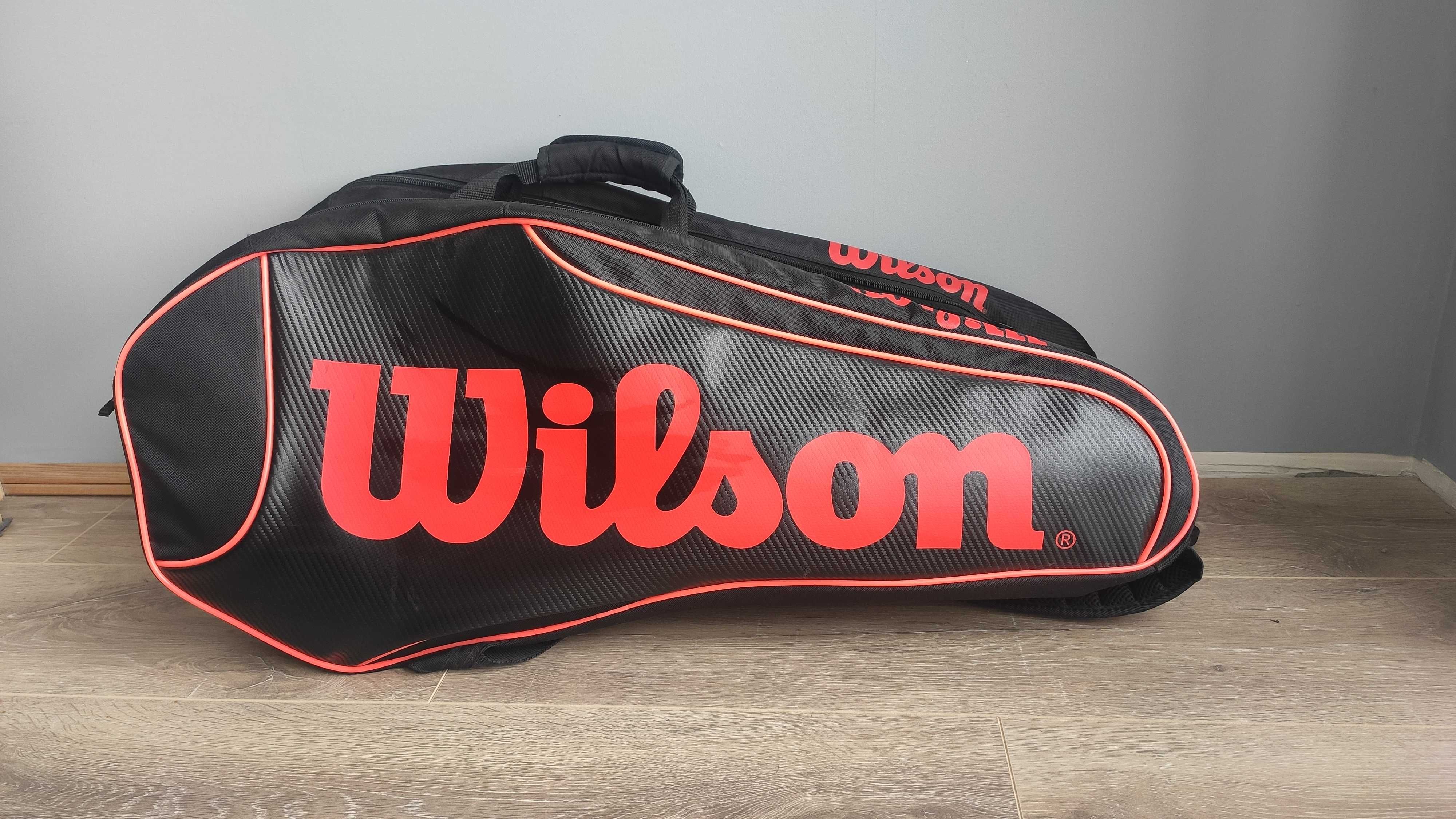 Wilson Burn Team 12 Tennis Bag сумка чехол на 12 ракеток теннис