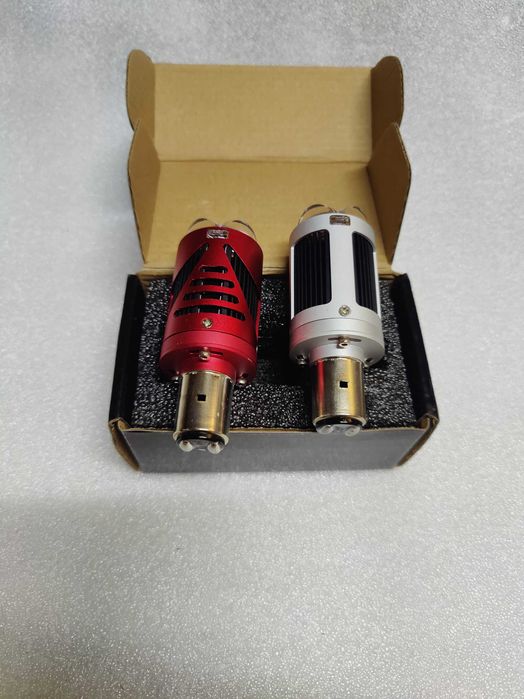 Світлодіодні Led лампи H4 ba20d mx2 mini lens Bi-Led линзи