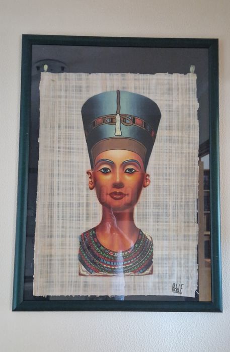 Papiro Egípcio AUTÊNTICO Nefertiti