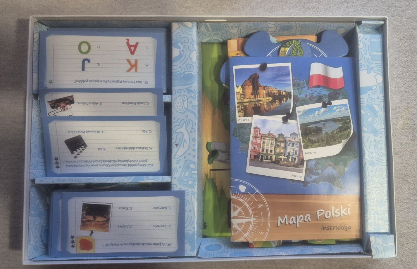 gra TING Mapa Polski stan bdb