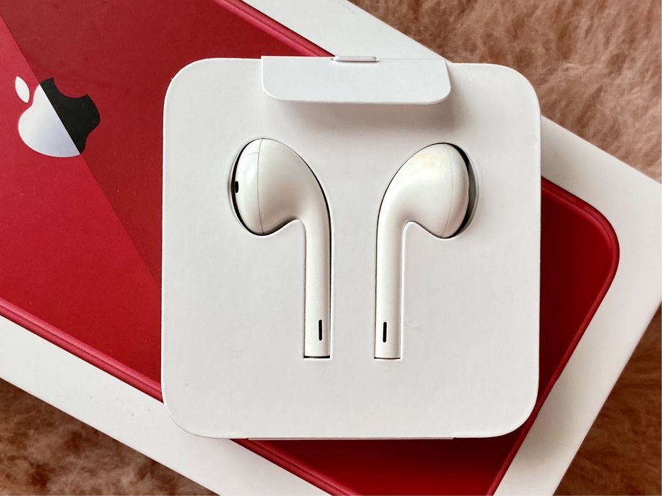 Наушники проводные Айфон 8.Phone.Оригинал.+ ПОДАРОК наклейка яблоко