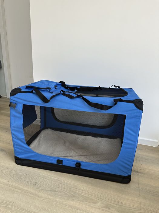 Lionto składany transporter 3XL 101x69x70cm 25kg niebieski