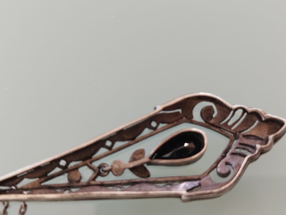 Lindo colar antigo de prata art déco. 50€