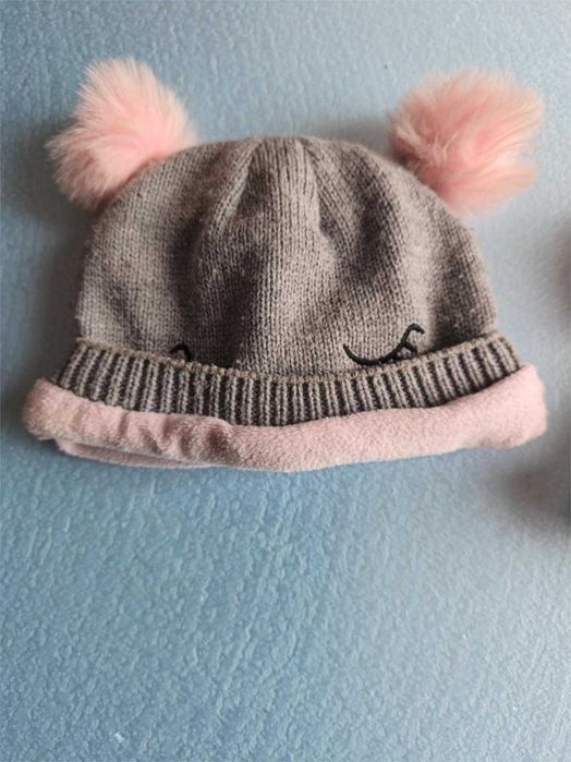 gorro de malha para criança