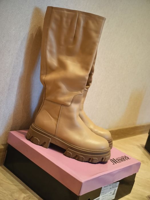 Шкіряні зимові чоботи, єврозима