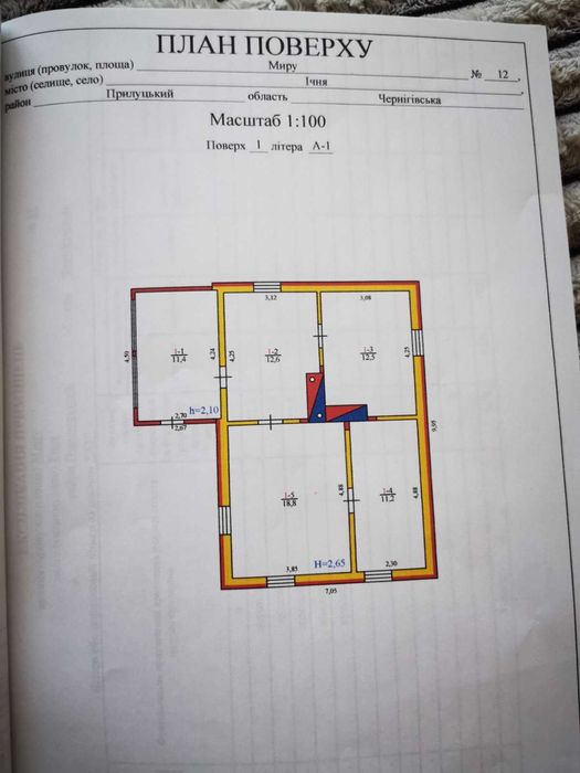Продам будинок  в м.Ічня