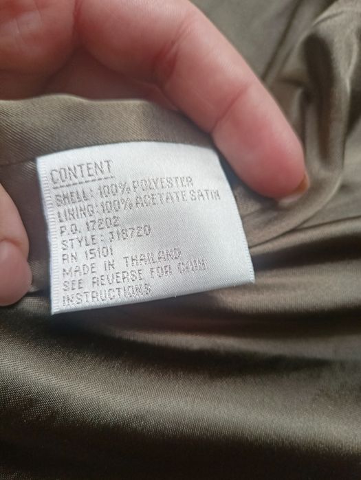 Marynarka narzutka lub lekki płaszcz khaki, oversize, l-xl, stan bdb