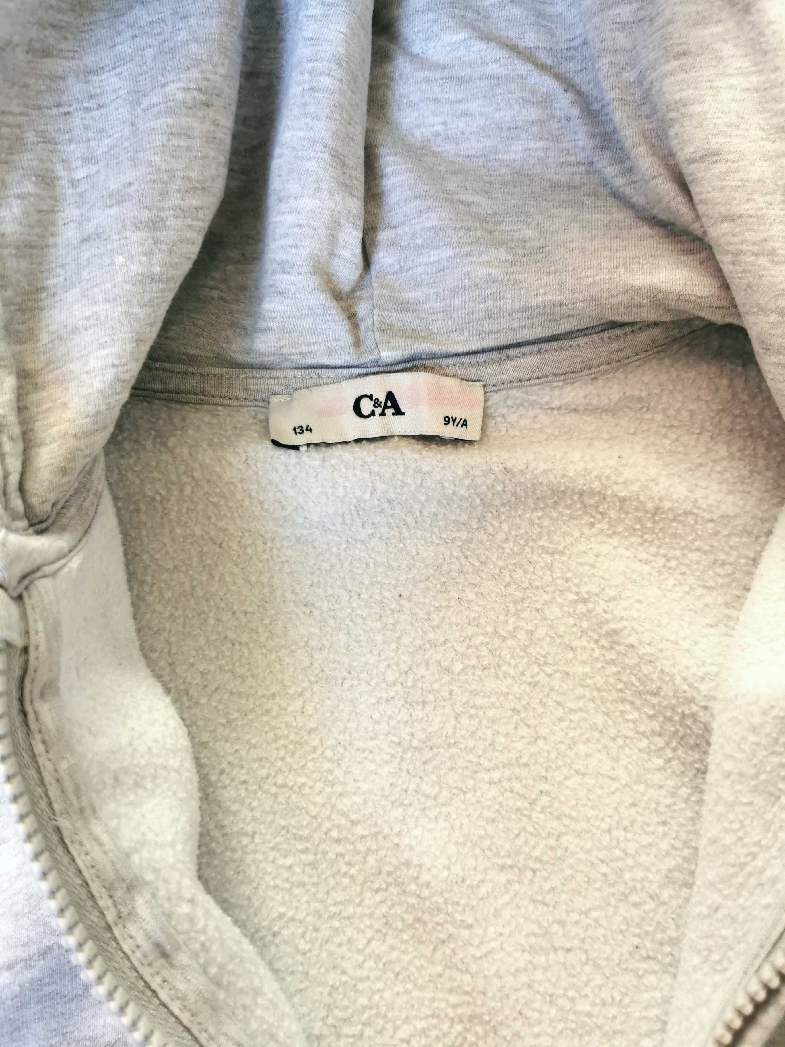 Bluza ocieplana rozpinana 134 C&A