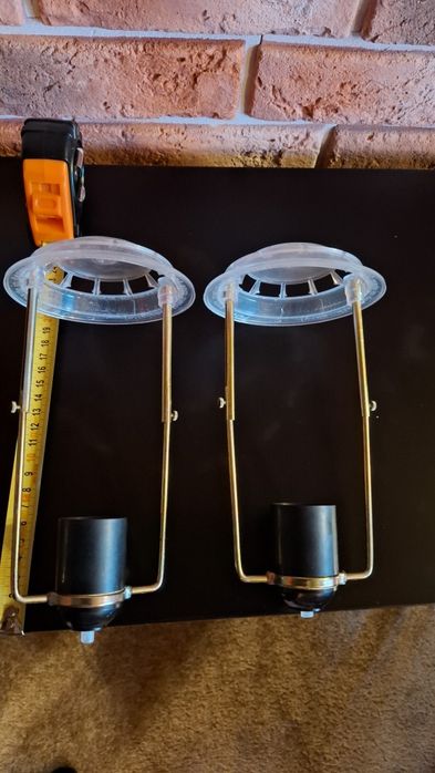 2 szt. Oryginalne mocowania klosz/abażur