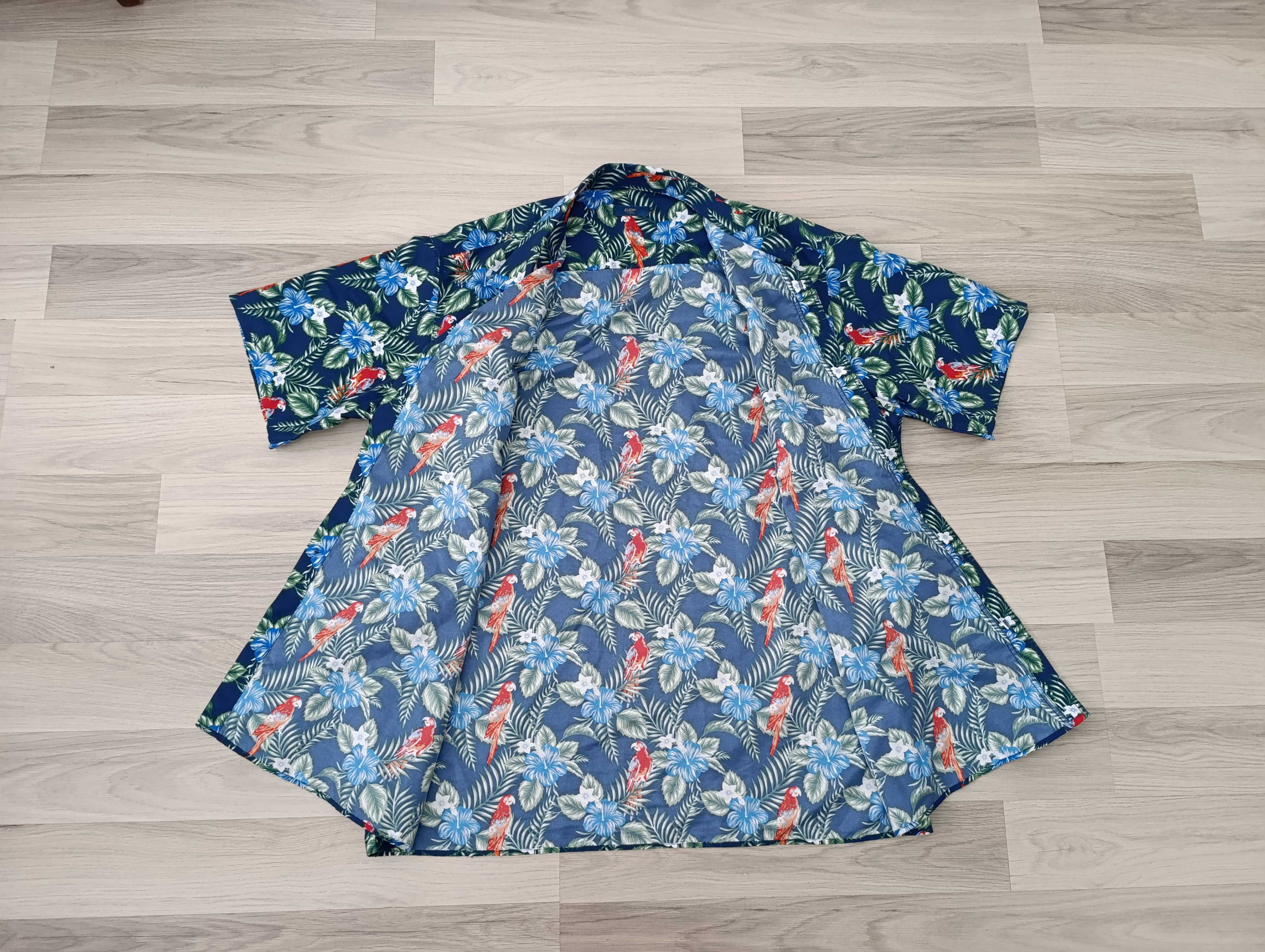 Сорочка гавайка чоловіча Cotton розмір XL