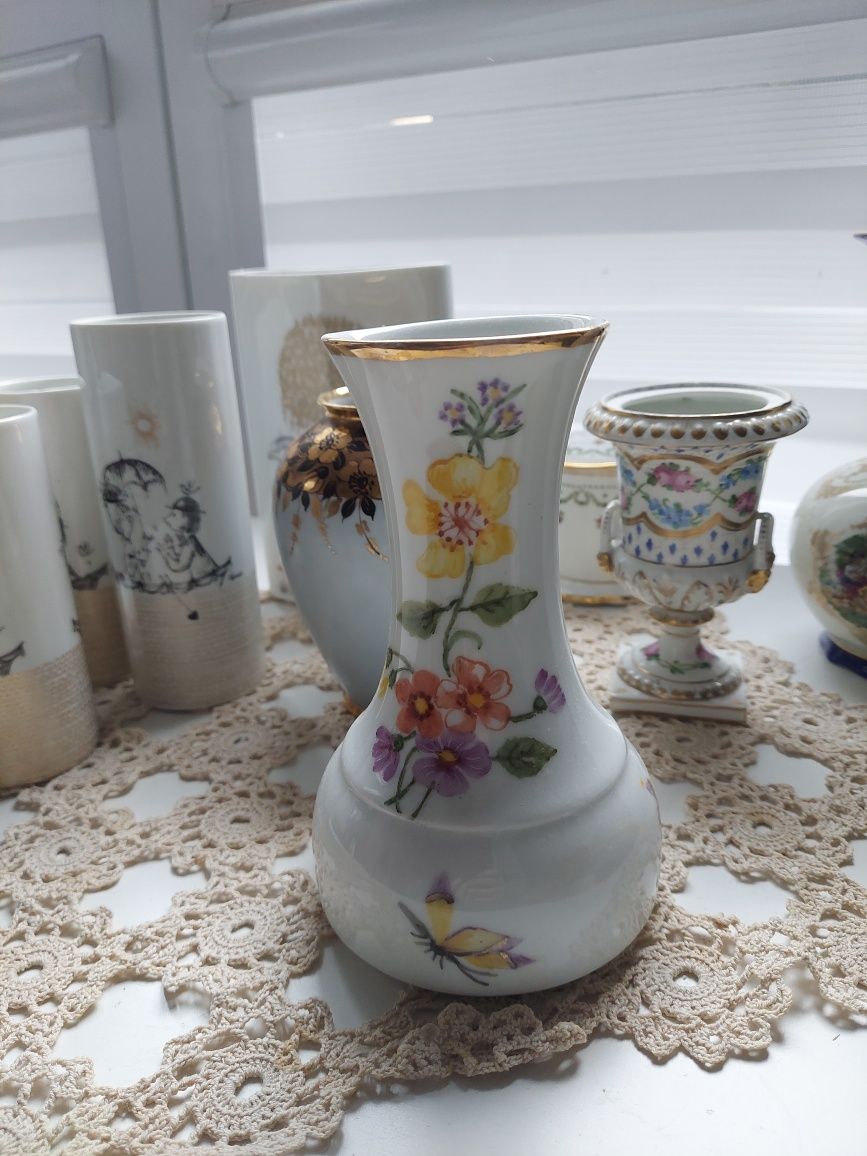 Thomas Rosenthal wazon,  porcelana w kwiaty