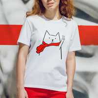 Koszulka "Kot z šalikam"