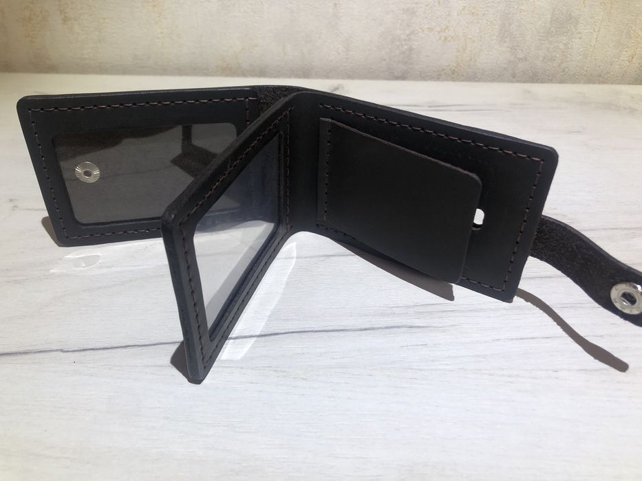 Обкладенка на посвідчення Національної поліції та жетон