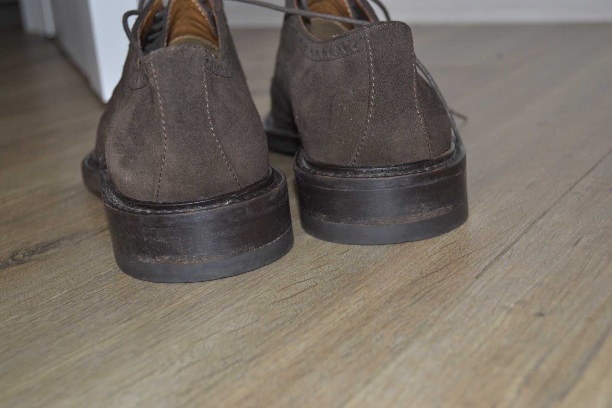 GANT брендовые замшевые мужские туфли броги 41