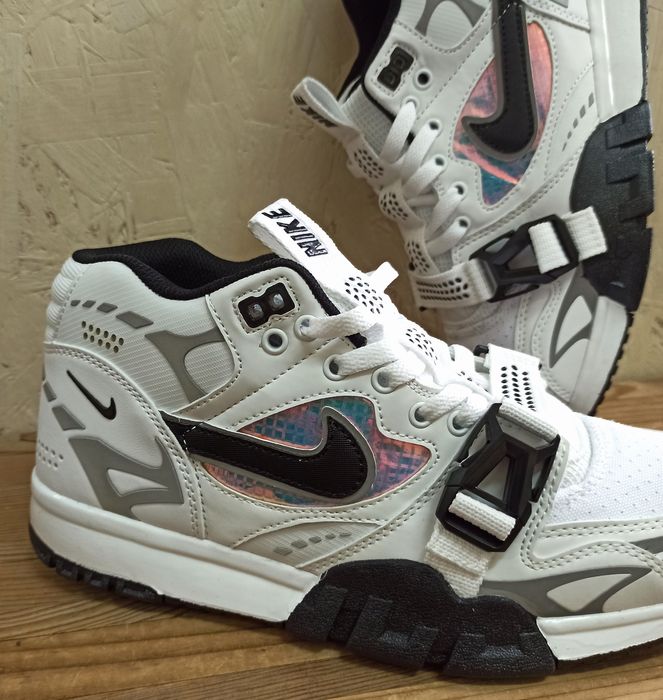 Nike Air Trainer 1 SP кроссовки мужские кожаные высокие белые