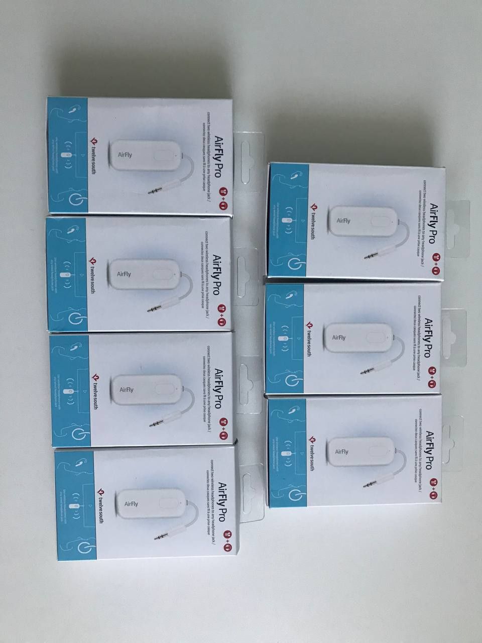 НОВЫЙ Адаптер bluetooth TwelveSouth AirFly Pro 3.5mm White для AirPods