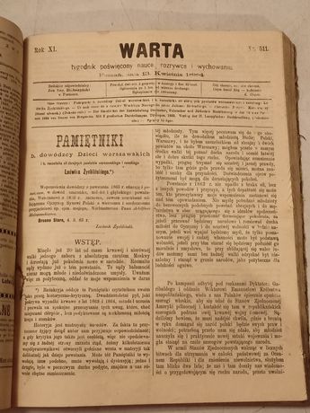 "Warta" Tygodnik poświęcony nauce rozrywce i wychowaniu 1848
