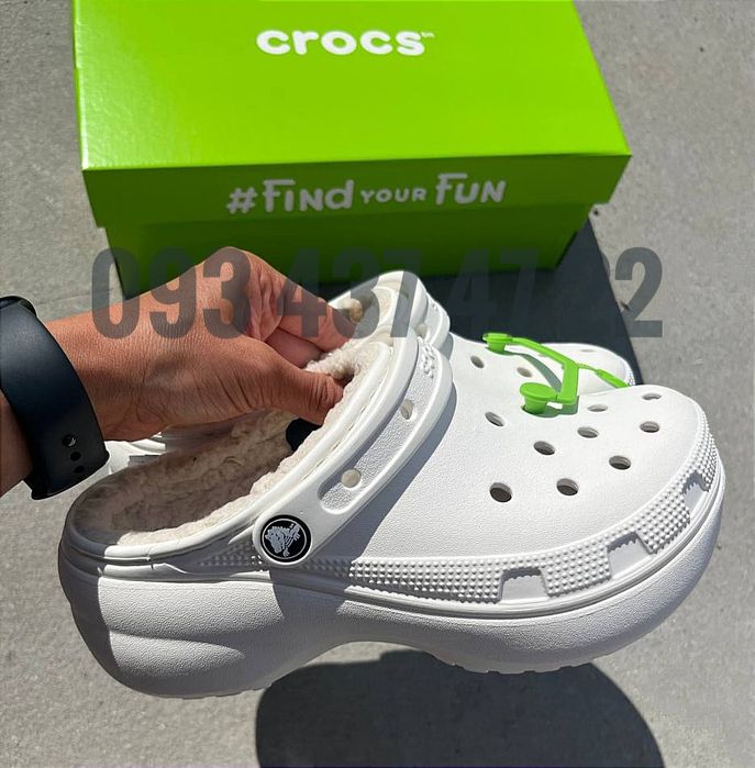 Crocs Утепленні на Платформі Crocs Classic Platform Lined Crocs Crocs