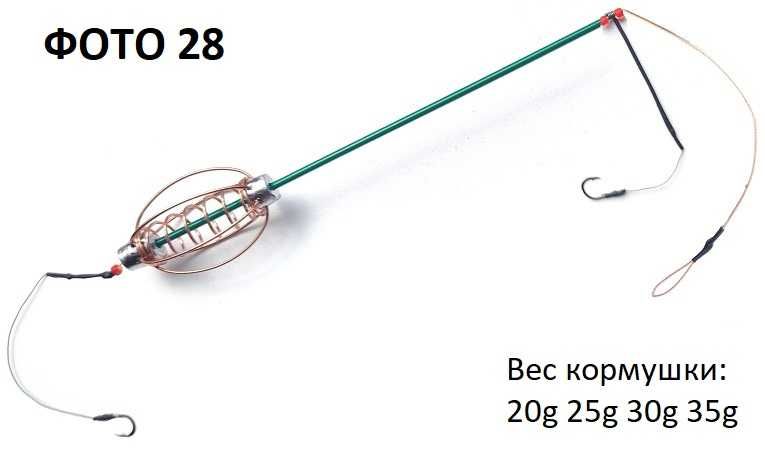 Самые уловистые рыболовные снасти на карпа, карася, леща, плотву.