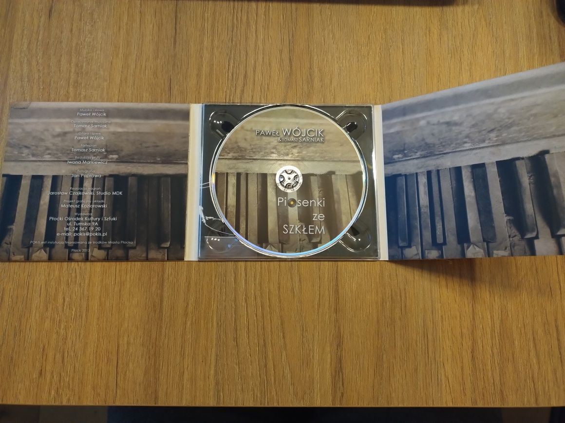 Paweł Wójcik & Tomasz Sarniak - "Piosenki ze szkłem" CD