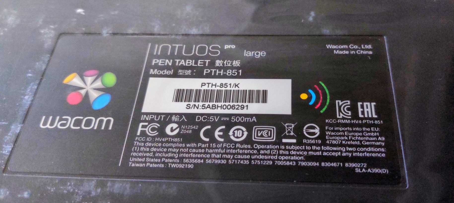 Tablet graficzny intuos pro pth-851 L