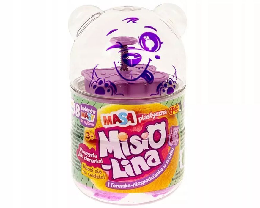Misiolina Masa plastyczna fiolet 60g + 1 foremk. Epee