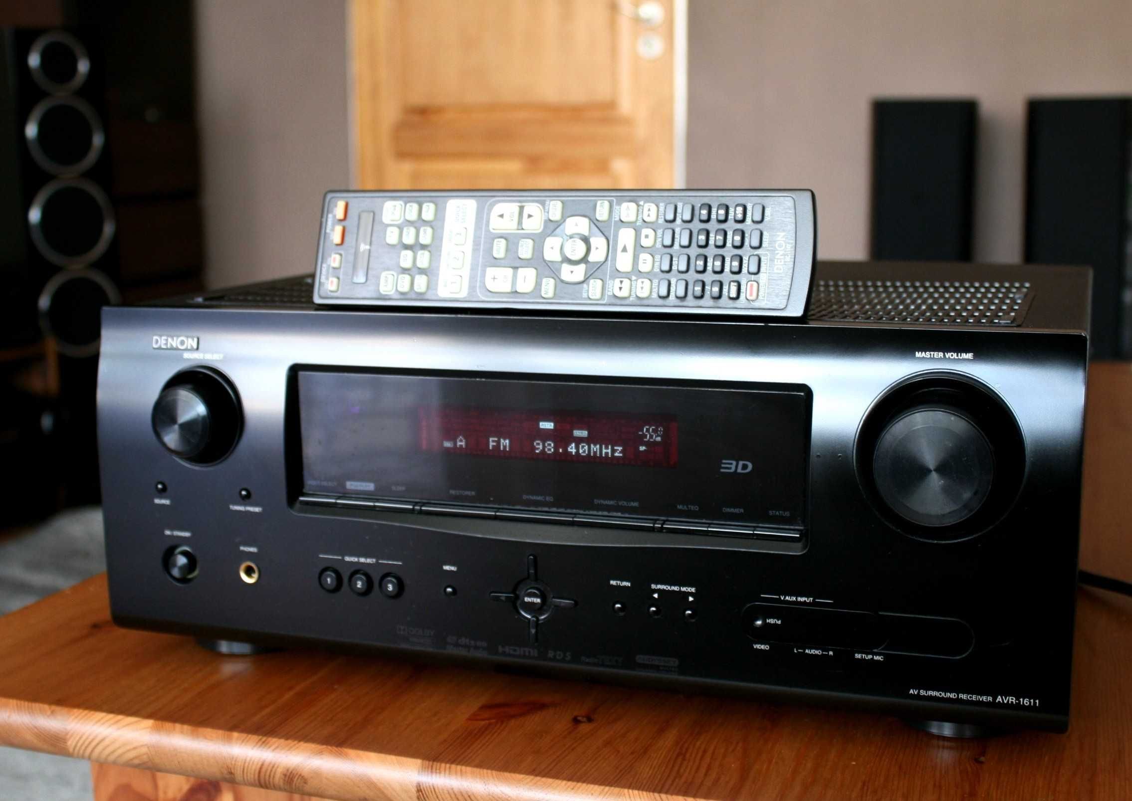 Amplituner Denon avr 1611 wzmacniacz HDMI wejście optyczne do TV