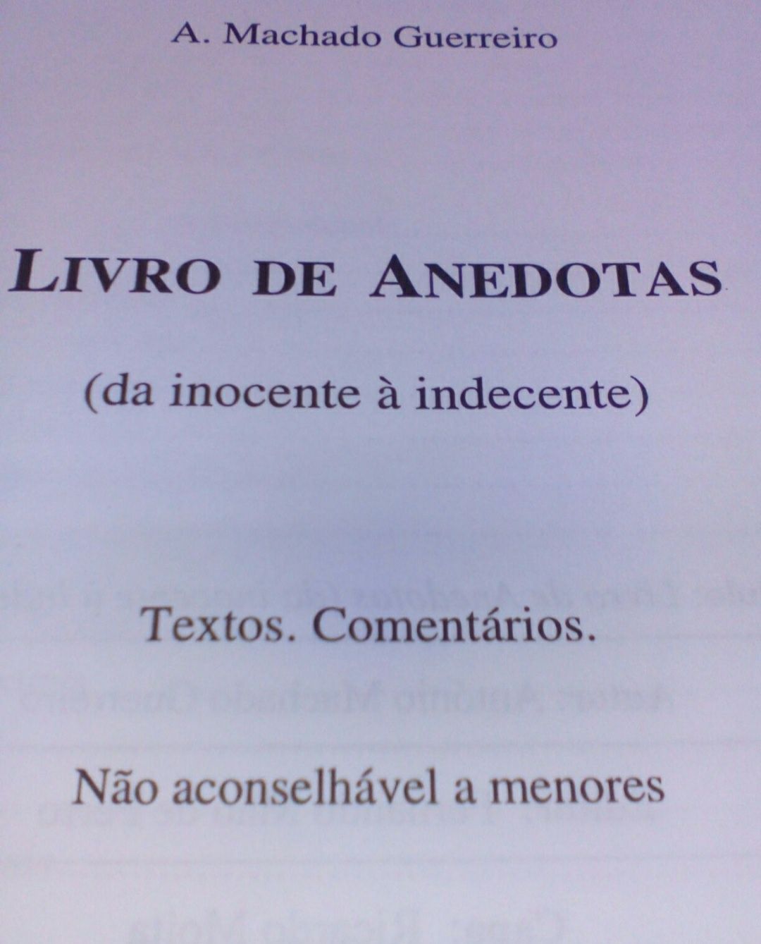 Livro de Anedotas.