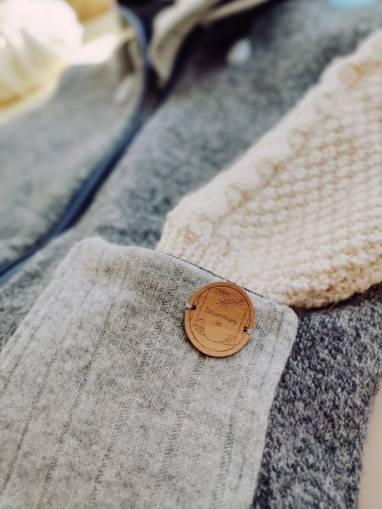 Bezrękawnik sarenka, kamizelka, wełna 100%, merino, kaszmir