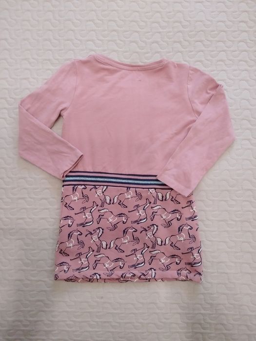 Tunika/Sukienka w koniki dla dziewczynki, marki Lemon Beret, roz. 110