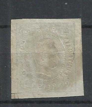 Selos portugueses - 1 selo 120 Reis de D. Pedro V – 1866 a 1867