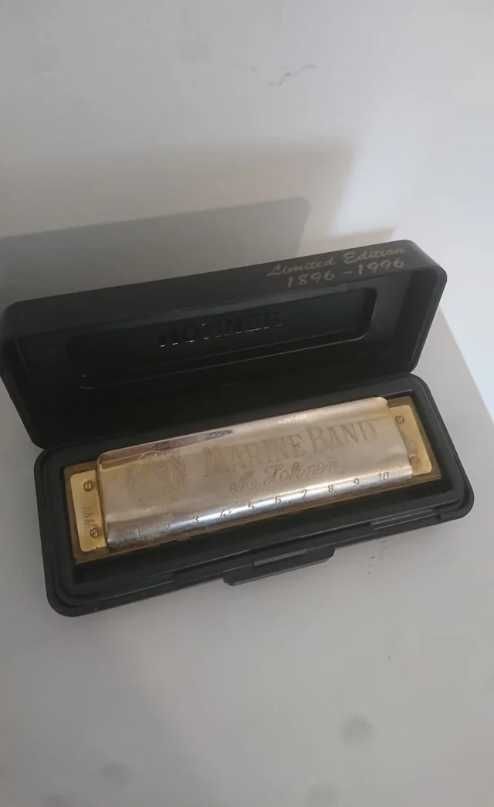 Harmonica vintage MarineBand da M.Hohner - Edição limitada 100 anos