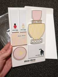 nowy zestaw Miu Miu Twist Post-It karteczki notesiki zakładki